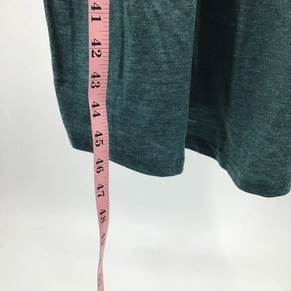 BLOOMCHIC 14-16 1x plus green jersey round neck short sleeve midi dress NWT B24 - Picture 3 of 8